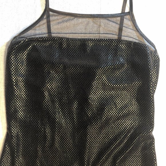 Retro L.A. Glo Velvet Mesh Dress - Picture 2 of 6